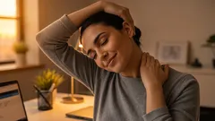 3 cviky na zmiernenie bolesti krku: ideálne pre tých, ktorí trávia veľa času sedením